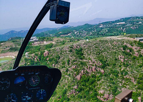 伏羲山直升机空中游览