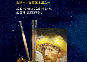 逐梦星月夜致敬梵高光影艺术体验展