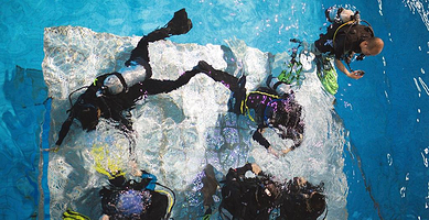 广州天河体育中心帕迪潜水体验