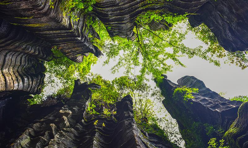 恩施梭布垭石林景区