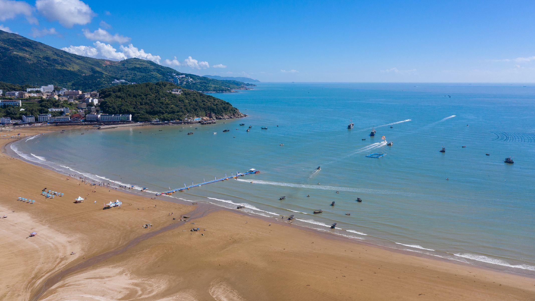 苍南县渔寮旅游区-渔寮大沙滩