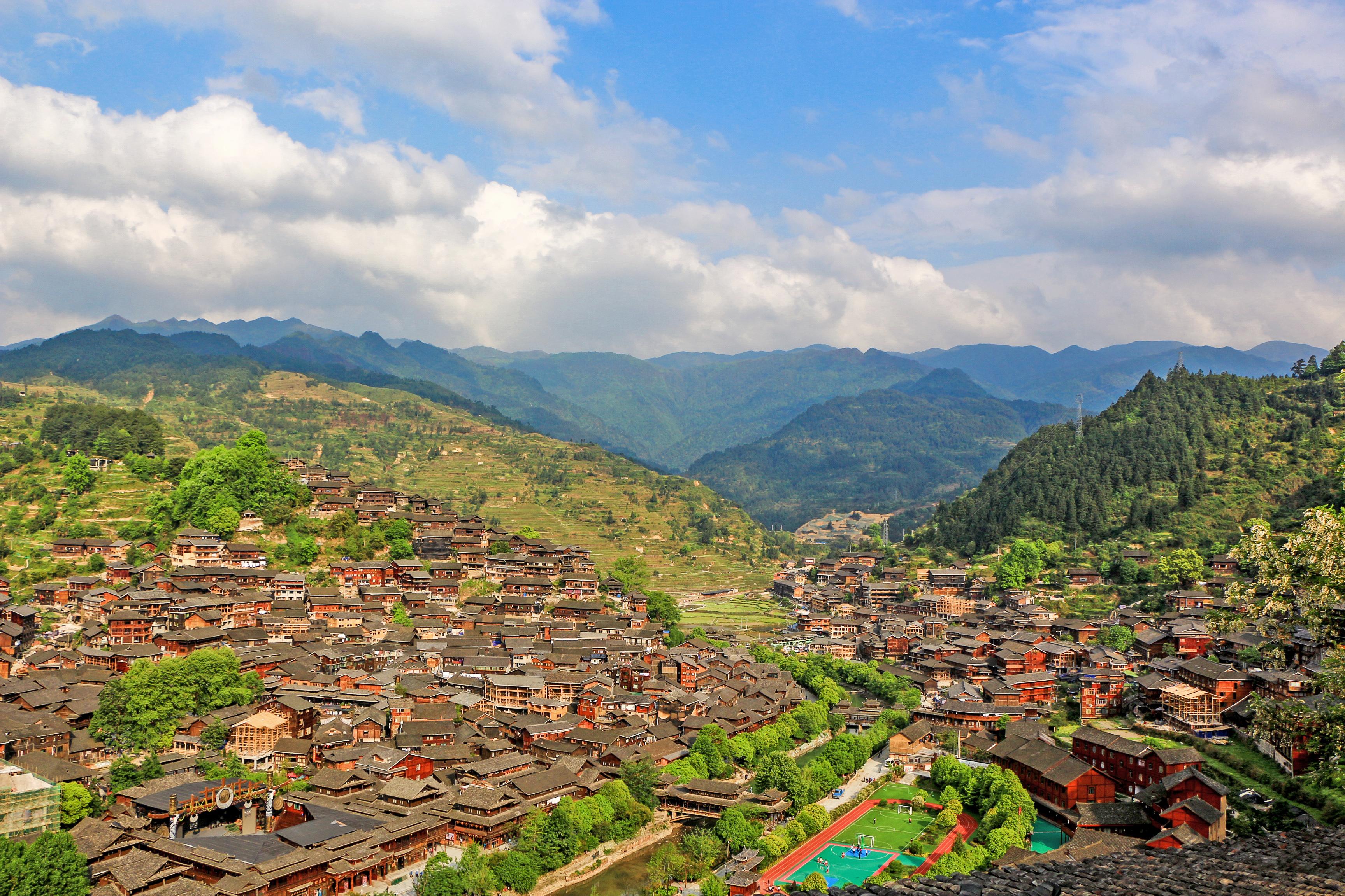 西江千户苗寨景区-观景台