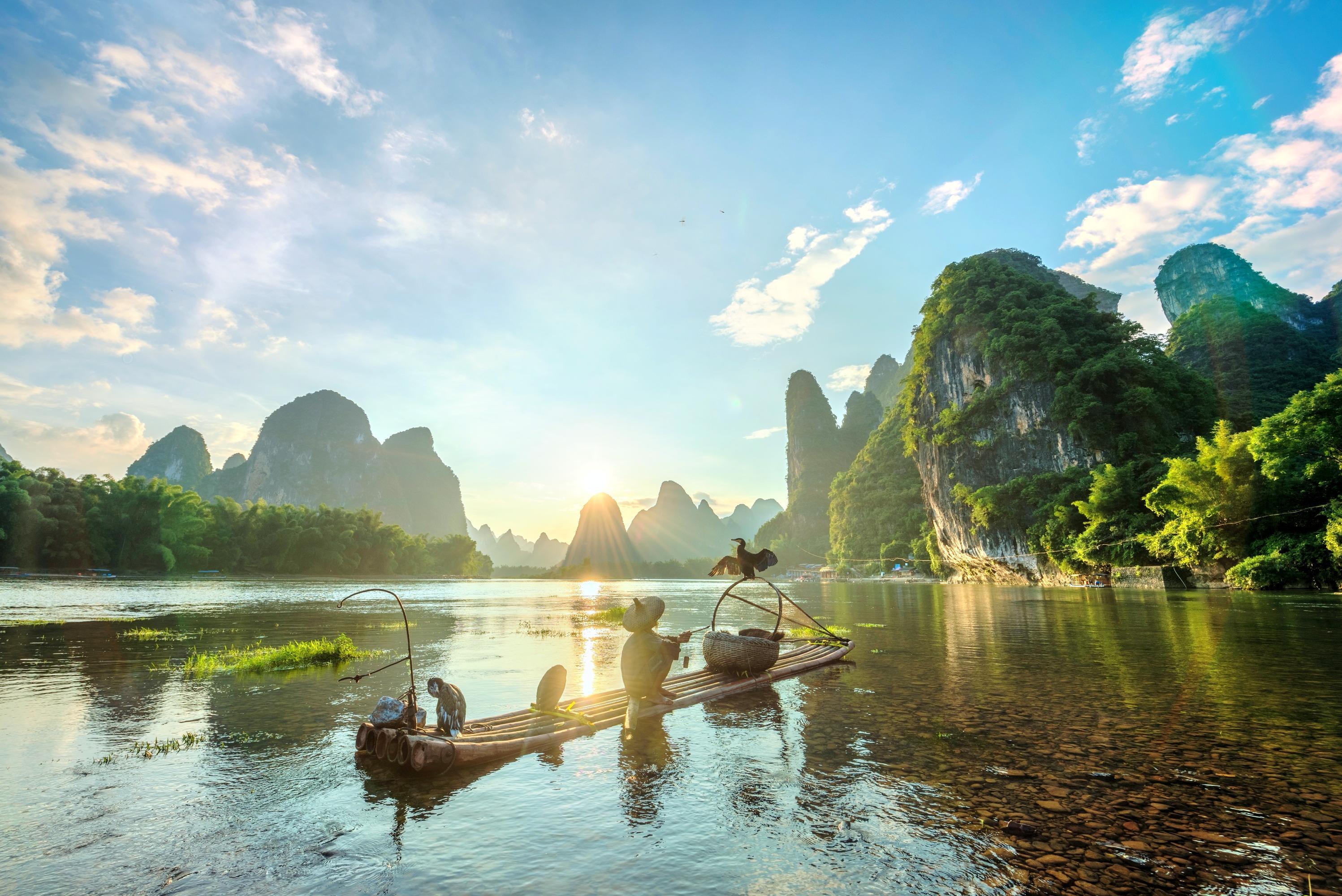 阳朔漂流
