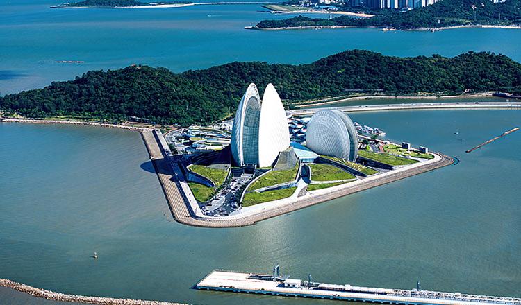 珠海直升机日月贝空中游览基地