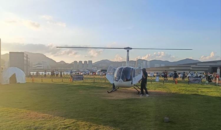 珠海直升机日月贝空中游览基地