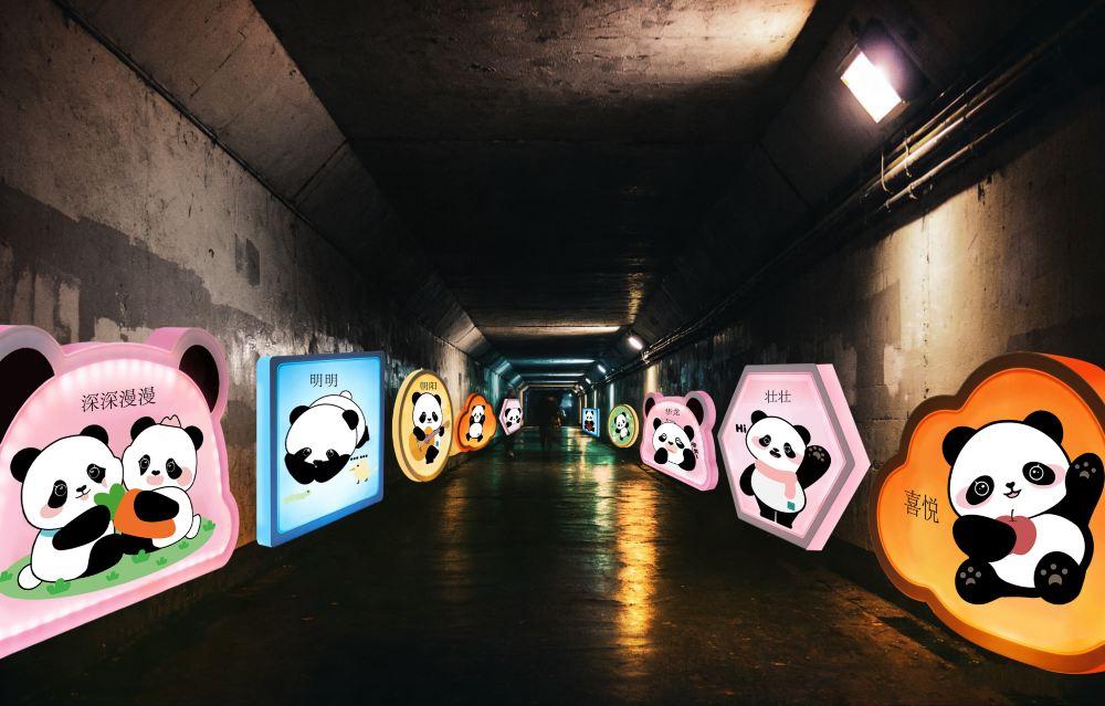 岳阳熊猫灯会