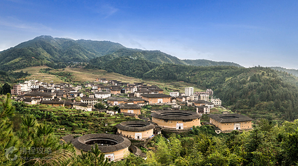 福建初溪客家土楼群第 3 张图片
