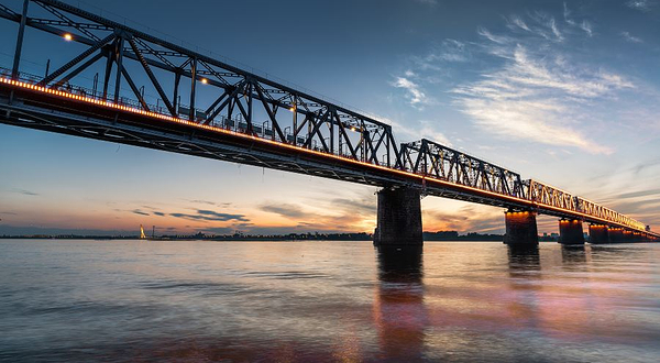 松花江滨洲铁路桥