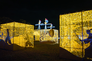 大阪城Illuminage灯光秀