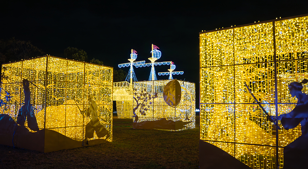 大阪城Illuminage灯光秀