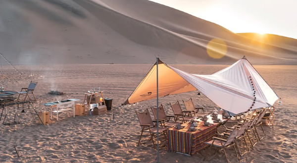敦煌漠葛沙漠露营地