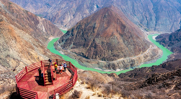 金沙江大拐弯观景台