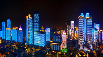 浮山湾夜景灯光秀