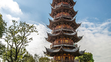 龙华寺-龙华塔第 1 张图片