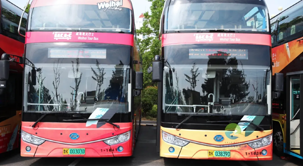环海旅游观光巴士