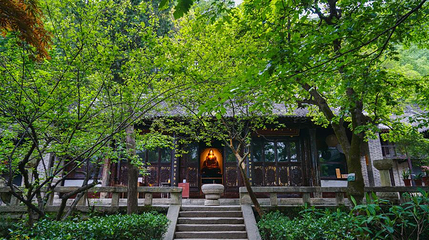 龙潭戏水风景区-净业寺第 1 张图片