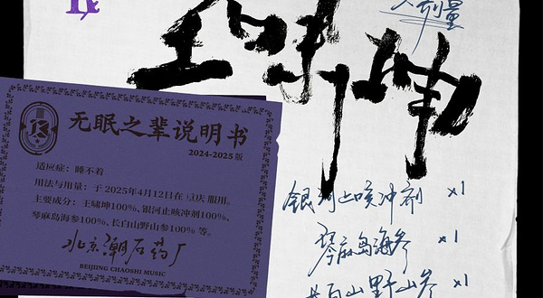 重庆 · 王啸坤「无眠之辈」巡演