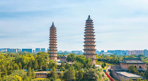 太原双塔寺-双塔博物馆