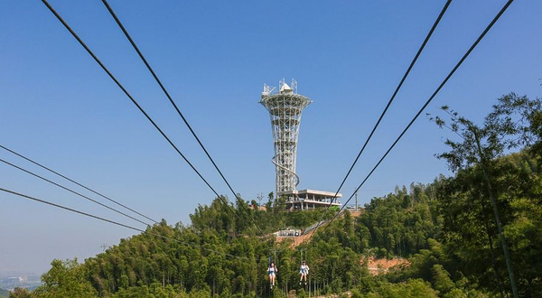竹海高空滑索