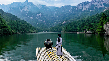 天柱山风景区-炼丹湖