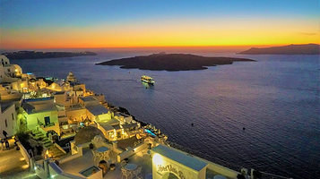 圣托里尼游船暮色巡游