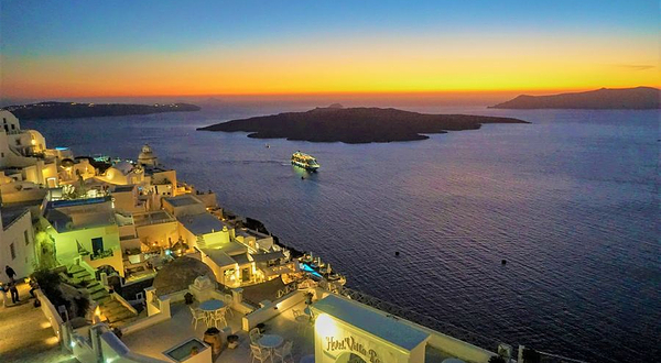 圣托里尼游船暮色巡游