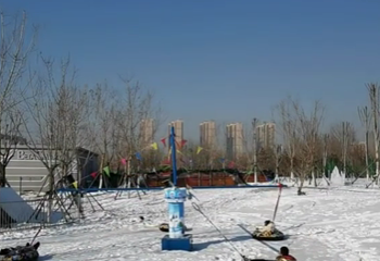 黄花沟公园戏雪王国第 1 张图片