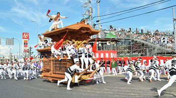 大阪岸和田神车节