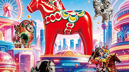 神马都好玩--当达拉木马遇见中国非遗第 1 张图片
