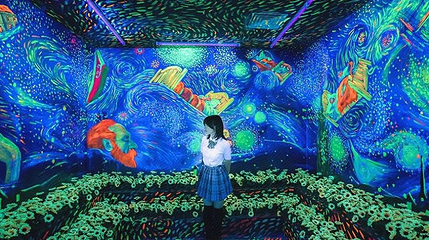 星空下的梵高艺术馆第 1 张图片