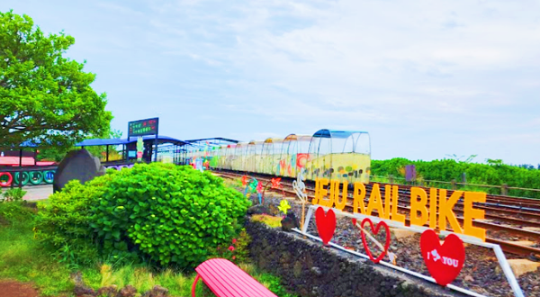 济州铁轨自行车