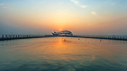 苏州湾黄金湖岸旅游区第 1 张图片