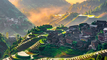 龙脊梯田金坑大寨