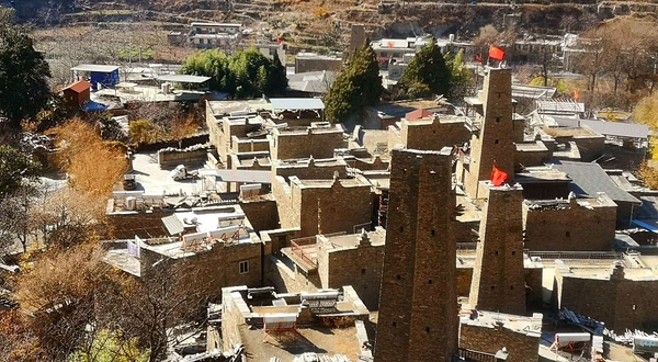 理县桃坪羌寨-观景台