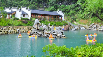 千岛湖仙人谷漂流