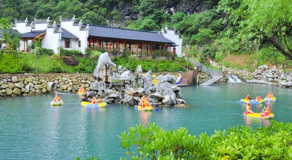 千岛湖仙人谷漂流