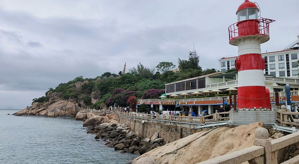 外伶仃岛旅游度假区-码头灯塔