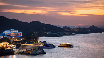 千岛湖镇夜游码头