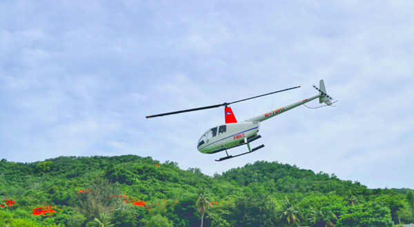 西岛天鹤直升机基地