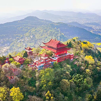 南充西山风景区-万卷楼景区