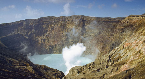阿苏中岳火山口