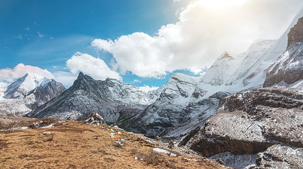 新都桥贡嘎雪山观景台第 1 张图片