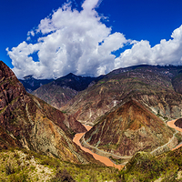 梅里雪山国家公园金沙江大湾