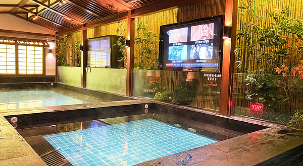 山水汤泉洗浴汗蒸