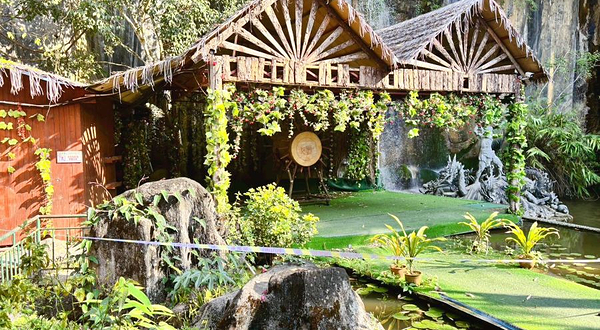 西双版纳原始森林公园-九龙飞瀑