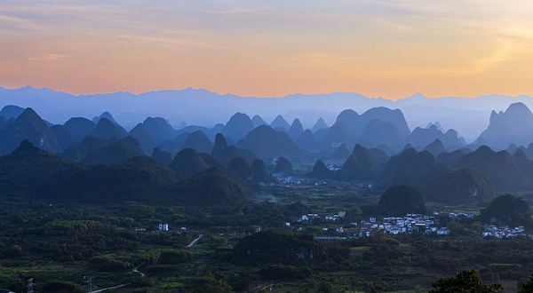 千里江山图大型水墨画打卡地