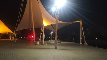 天鹅河景区-库尔勒风帆广场