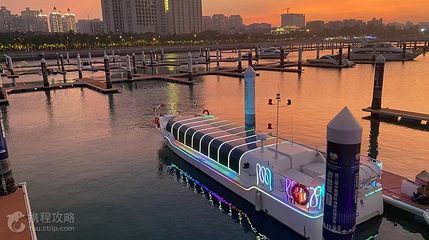 夜游海口湾第 2 张图片