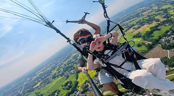 成都崇州滑翔伞飞行基地