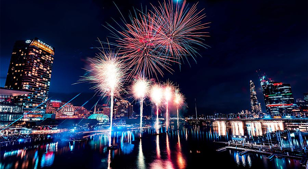 悉尼达令港烟花